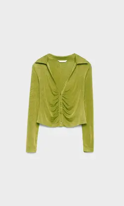 شومیز زنانه سبز استرادیواریوس