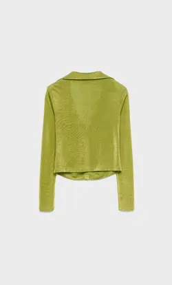 شومیز زنانه سبز استرادیواریوس