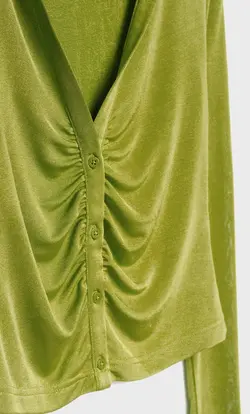 شومیز زنانه سبز استرادیواریوس