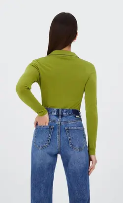 شومیز زنانه سبز استرادیواریوس