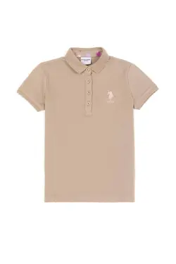 پولوشرت دخترانه خاکی یو اس پولو