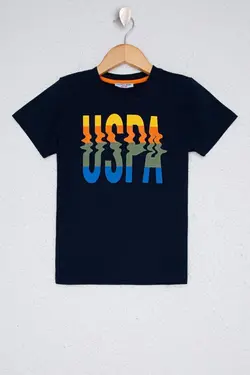 ست لباس راحتی پسرانه آبی رنگ یو اس پولو