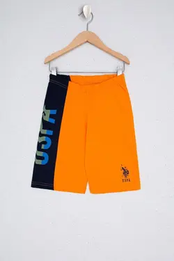 ست لباس راحتی پسرانه آبی رنگ یو اس پولو