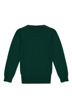 پلیور یقه گرد پسرانه سبز یو اس پولو