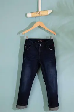 شلوار جین پسرانه آبی تیره یو اس پولو