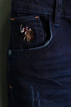 شلوار جین پسرانه آبی تیره یو اس پولو