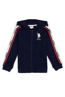 هودی پسرانه آبی یو اس پولو