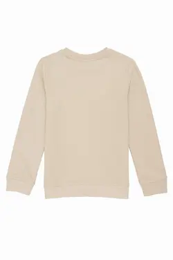 سویشرت یقه گرد پسرانه کرم رنگ یو اس پولو