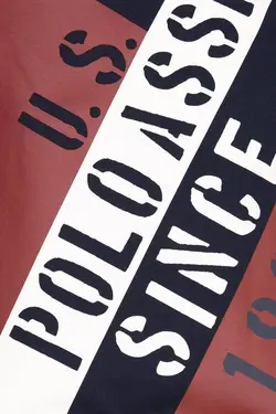 سویشرت یقه گرد پسرانه آبی یو اس پولو