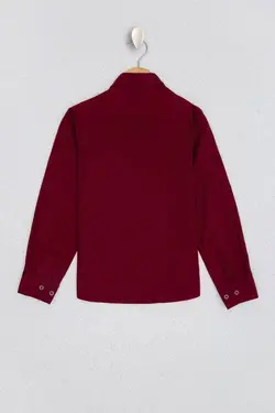 پیراهن پسرانه رنگ زرشکی یو اس پولو