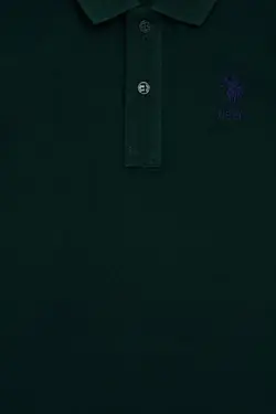 پولوشرت پسرانه سبز تیره یو اس پولو