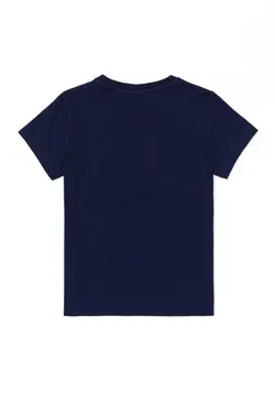 تی شرت یقه گرد پسرانه آبی یو اس پولو