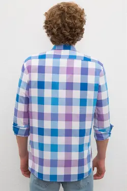 پیراهن چهارخانه مردانه یو اس پولو 50219626-VR037