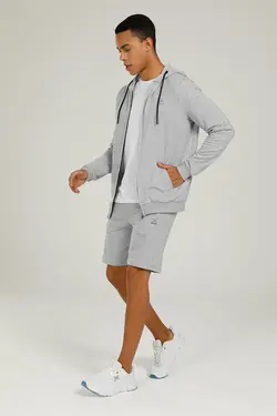 هودی جلو زیپ دار مردانه کینتیکس SN87 BASIC FULL ZIP HOODI