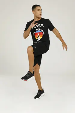 شلوارک راحتی مردانه لامبرجک SN715 NASA COUNTDOWN SHOR