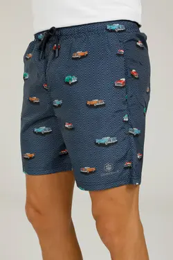 شلوارک راحتی مردانه لامبرجک CT1329 CAR SWIM SHORT 2FX