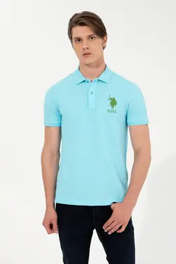 پولوشرت مردانه فیروزه ای یو اس پولو