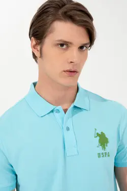 پولوشرت مردانه فیروزه ای یو اس پولو