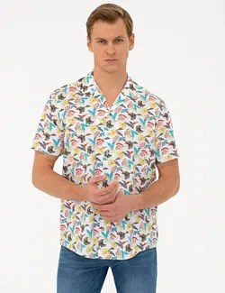 پیراهن آستین کوتاه مردانه چند رنگ پیرکاردین