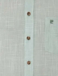 پیراهن آستین کوتاه مردانه سبز پیرکاردین