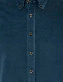 پیراهن آستین بلند مردانه آبی نفتی پیرکاردین