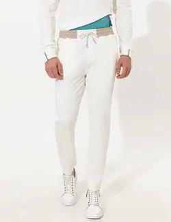 شلوار راحتی اسکینی فیت مردانه بژ پیرکاردین