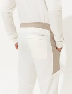 شلوار راحتی اسکینی فیت مردانه بژ پیرکاردین