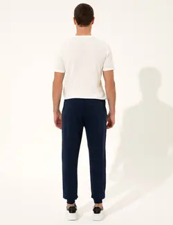 شلوار راحتی جذب مردانه سرمه ای پیرکاردین