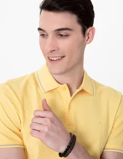 پولوشرت مردانه زرد پیرکاردین