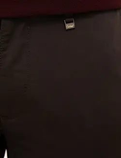 شلوار کتان مردانه قهوه ای کاشارل