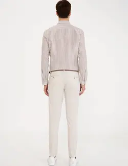 شلوار کتان مردانه شنی کاشارل