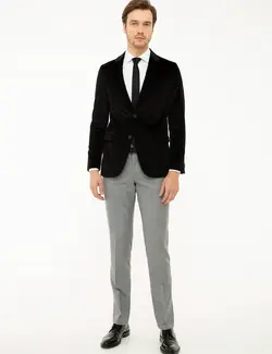 شلوار پارچه ای مردانه آنتراسیت کاشارل