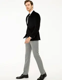 شلوار پارچه ای مردانه آنتراسیت کاشارل