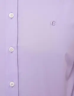 پیراهن آستین بلند مردانه بنفش کاشارل