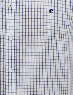 پیراهن آستین کوتاه مردانه سرمه ای کاشارل