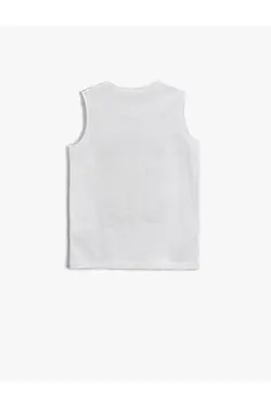 تاپ پسرانه کوتون ۲SKB30006TK-Beyaz