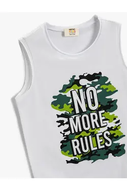 تاپ پسرانه کوتون ۲SKB30006TK-Beyaz