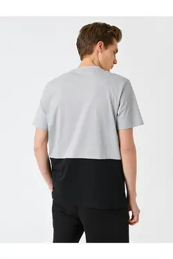 تی شرت آستین کوتاه مردانه کوتون ۲SAM10175HK-Gri