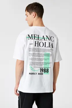 تی شرت آستین کوتاه مردانه کوتون ۲SAM10338HK-Beyaz