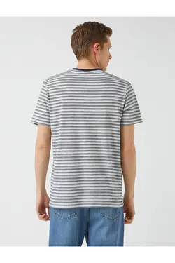 تی شرت آستین کوتاه مردانه کوتون ۲SAM11238HK-Ekru