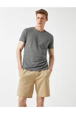 تی شرت آستین کوتاه مردانه کوتون ۲KAM12136LK-Gri