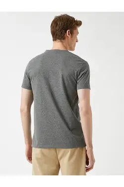 تی شرت آستین کوتاه مردانه کوتون ۲KAM12136LK-Gri