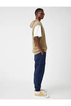 شلوار راحتی مردانه کوتون ۳WAM40104MK-سرمه ای