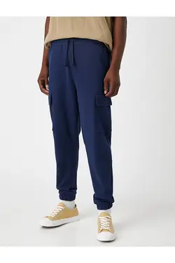 شلوار راحتی مردانه کوتون ۳WAM40104MK-سرمه ای