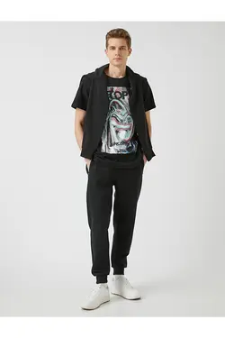 شلوار راحتی مردانه کوتون ۳WAM40022MK-Siyah