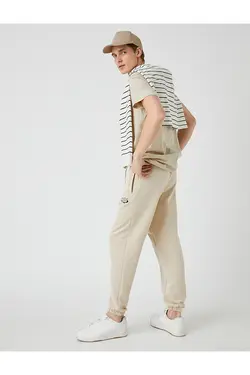 شلوار راحتی مردانه کوتون ۳WAM40025MK-Ekru