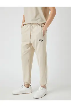 شلوار راحتی مردانه کوتون ۳WAM40025MK-Ekru