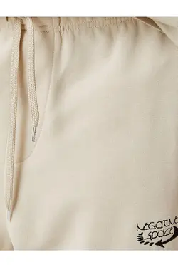 شلوار راحتی مردانه کوتون ۳WAM40025MK-Ekru