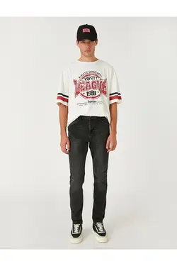 شلوار جین مردانه کوتون TYC00535910435-Siyah