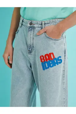 شلوار جین مردانه کوتون ۲SAM40255BD-سرمه ای